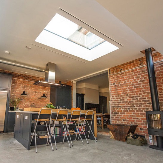 Flat skylights maximise light